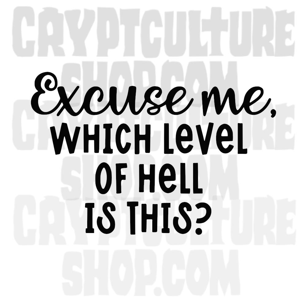 Excuse Me, Which Level of Hell is This?