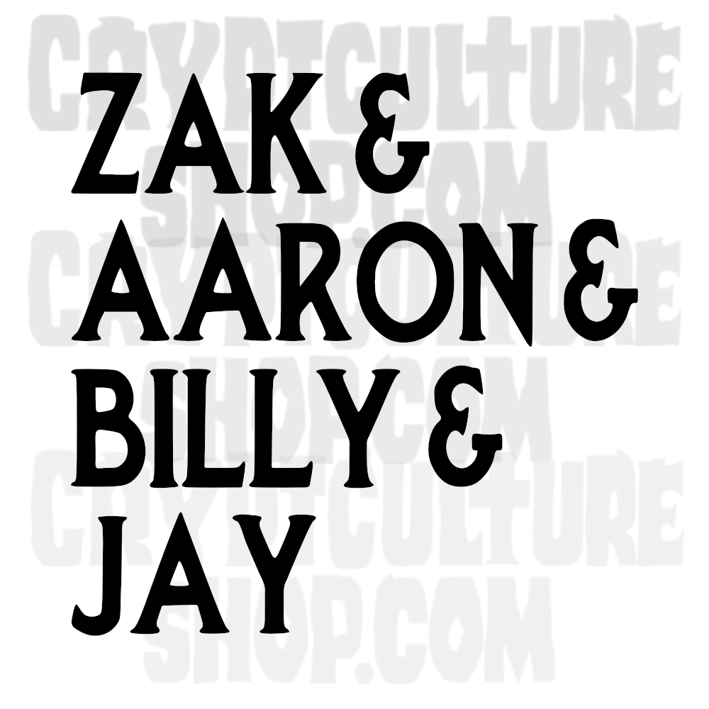 GHOST ADVENTURES - Crew Names