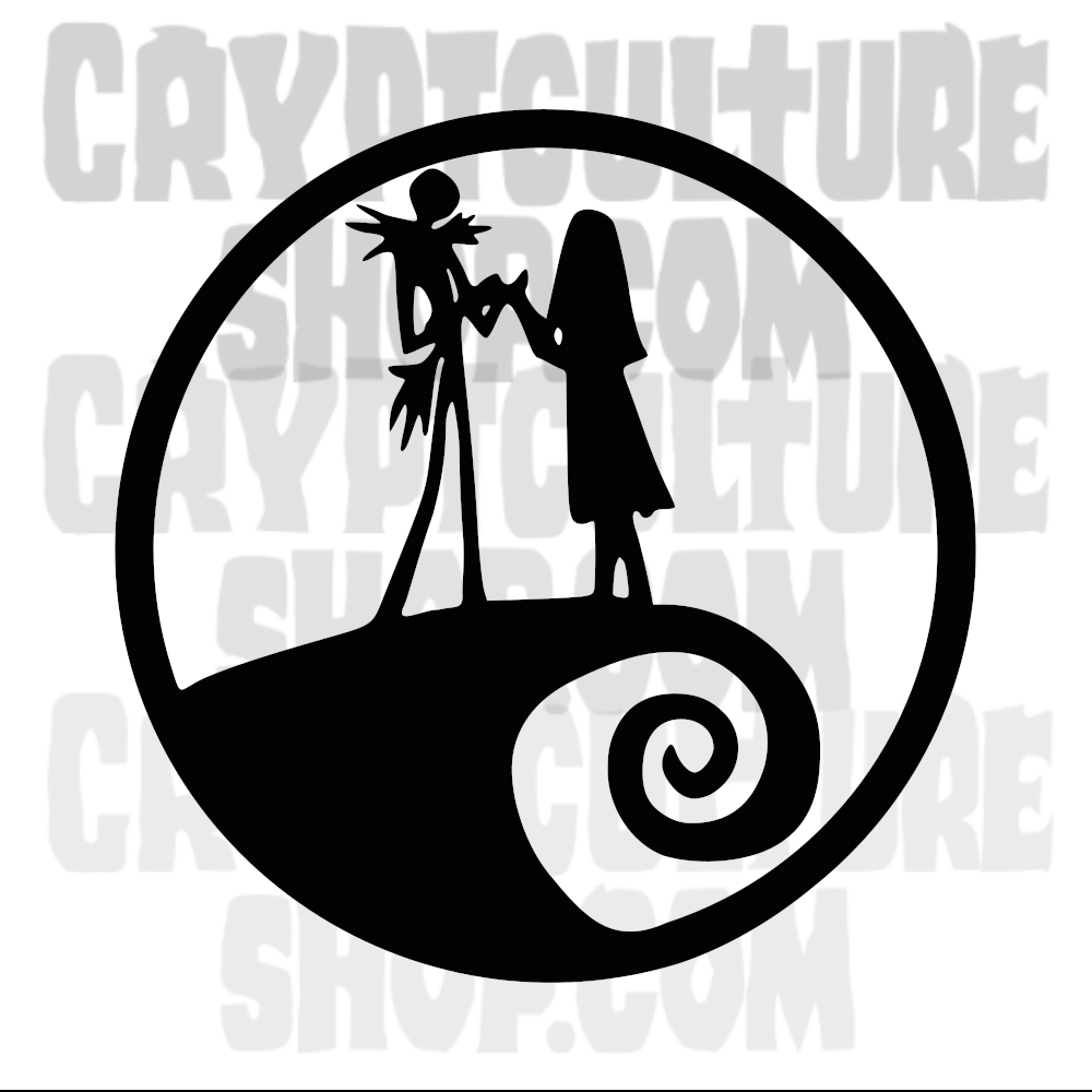 NIGHTMARE BEFORE CHRISTMAS - Jack & Sally (Silhouette)