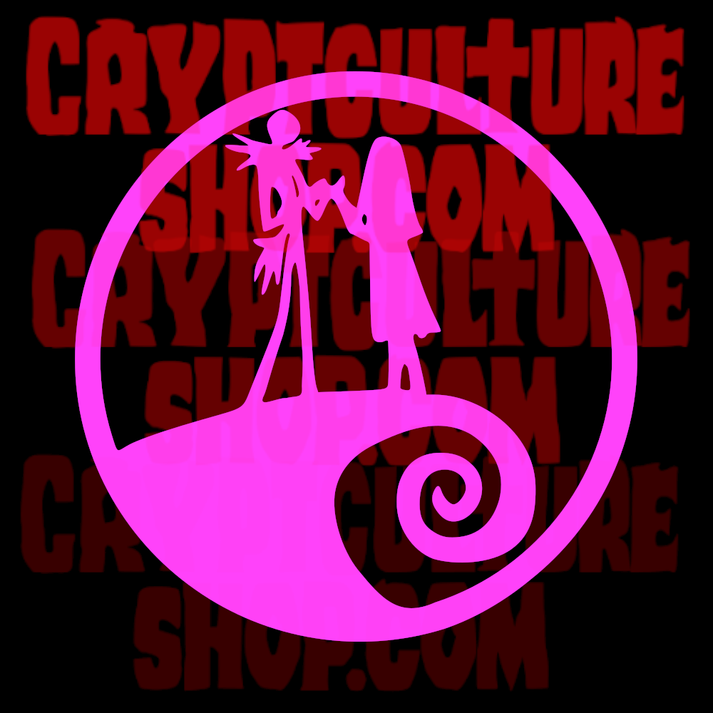 NIGHTMARE BEFORE CHRISTMAS - Jack & Sally (Silhouette)