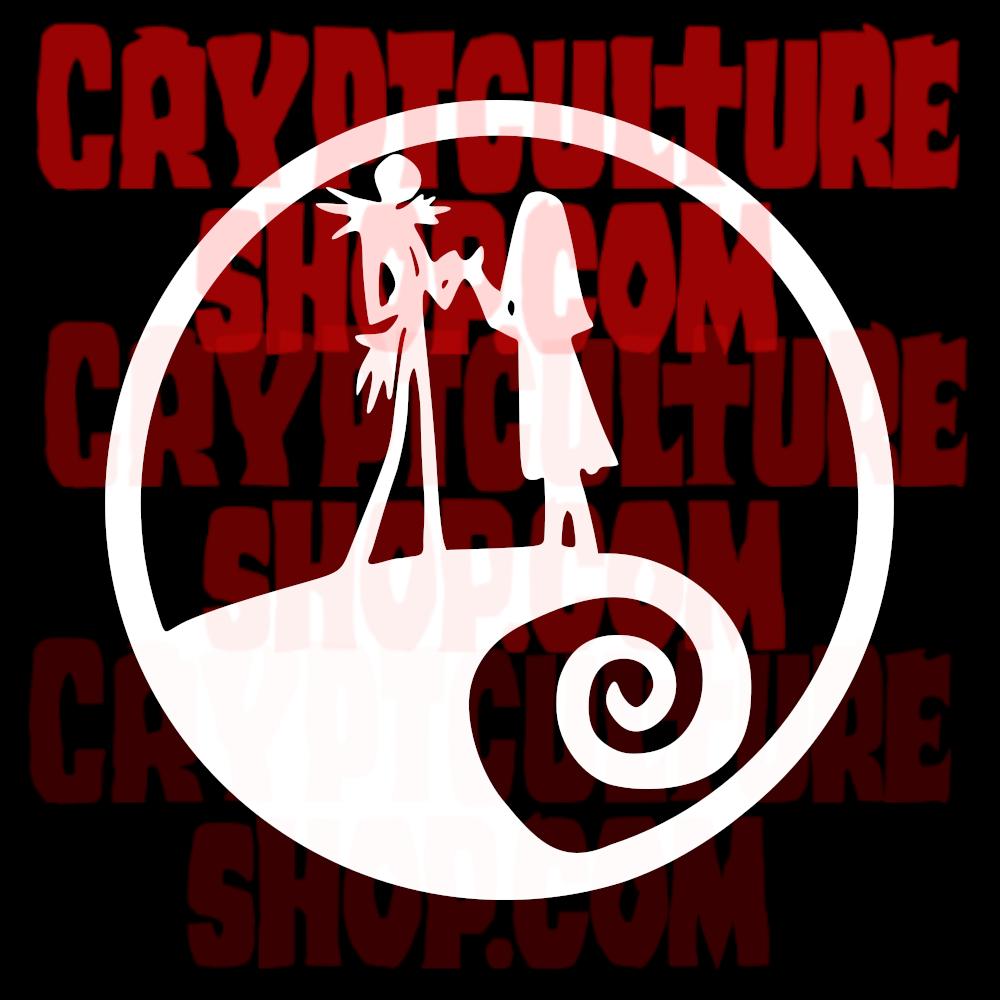 NIGHTMARE BEFORE CHRISTMAS - Jack & Sally (Silhouette)