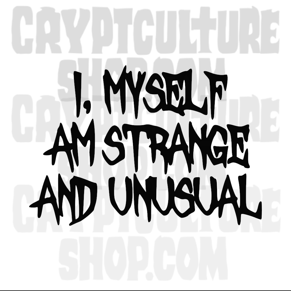 BEETLEJUICE - "I, Myself am Strange and Unusual"