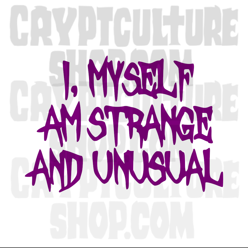 BEETLEJUICE - "I, Myself am Strange and Unusual"